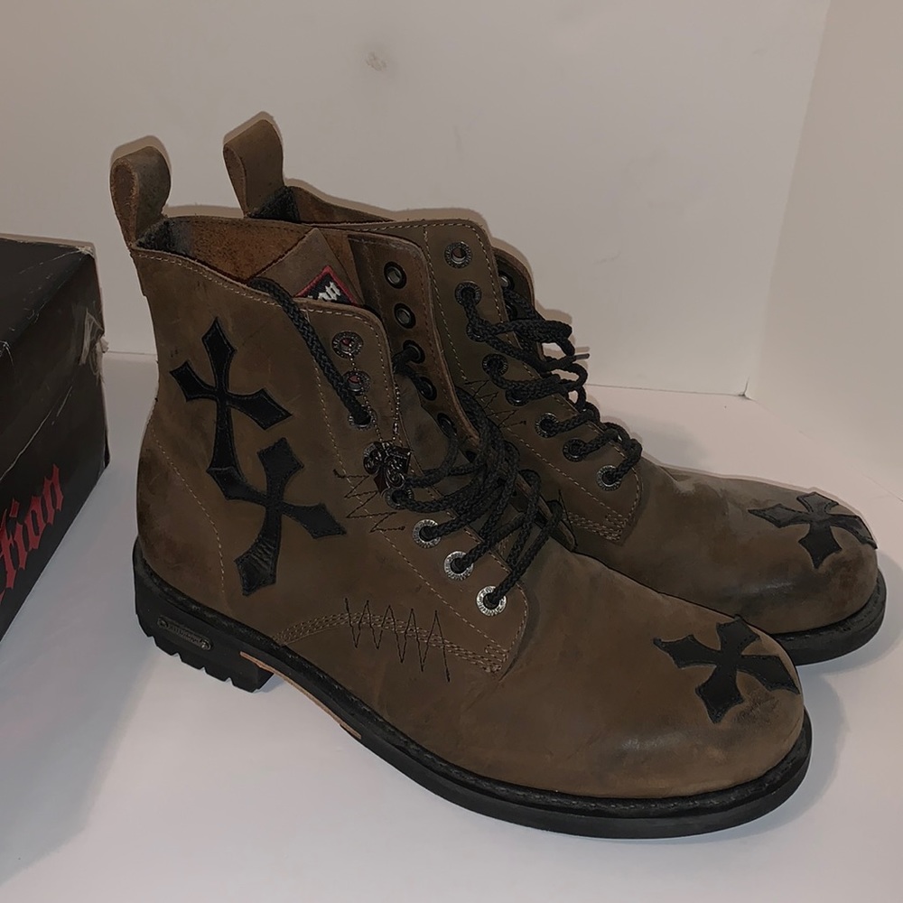 Affliction Cross Boots
